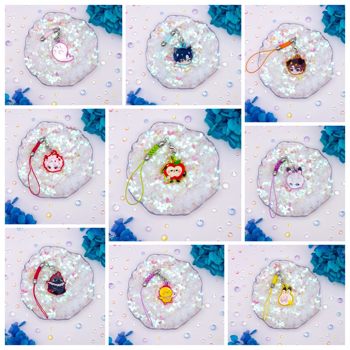 Love and Deepspace Strap Acrylic Charms