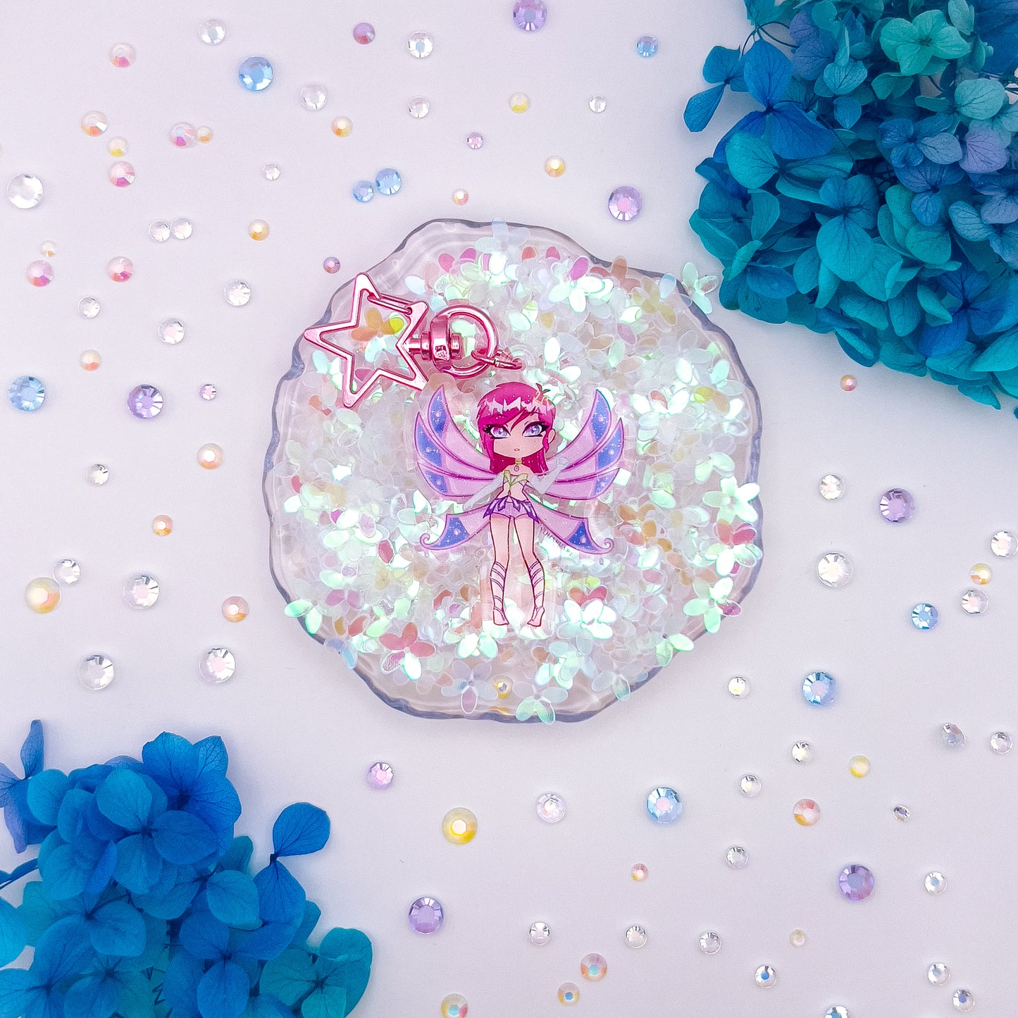 Enchantix Winx Club Glitter Epoxy Acrylic Charms