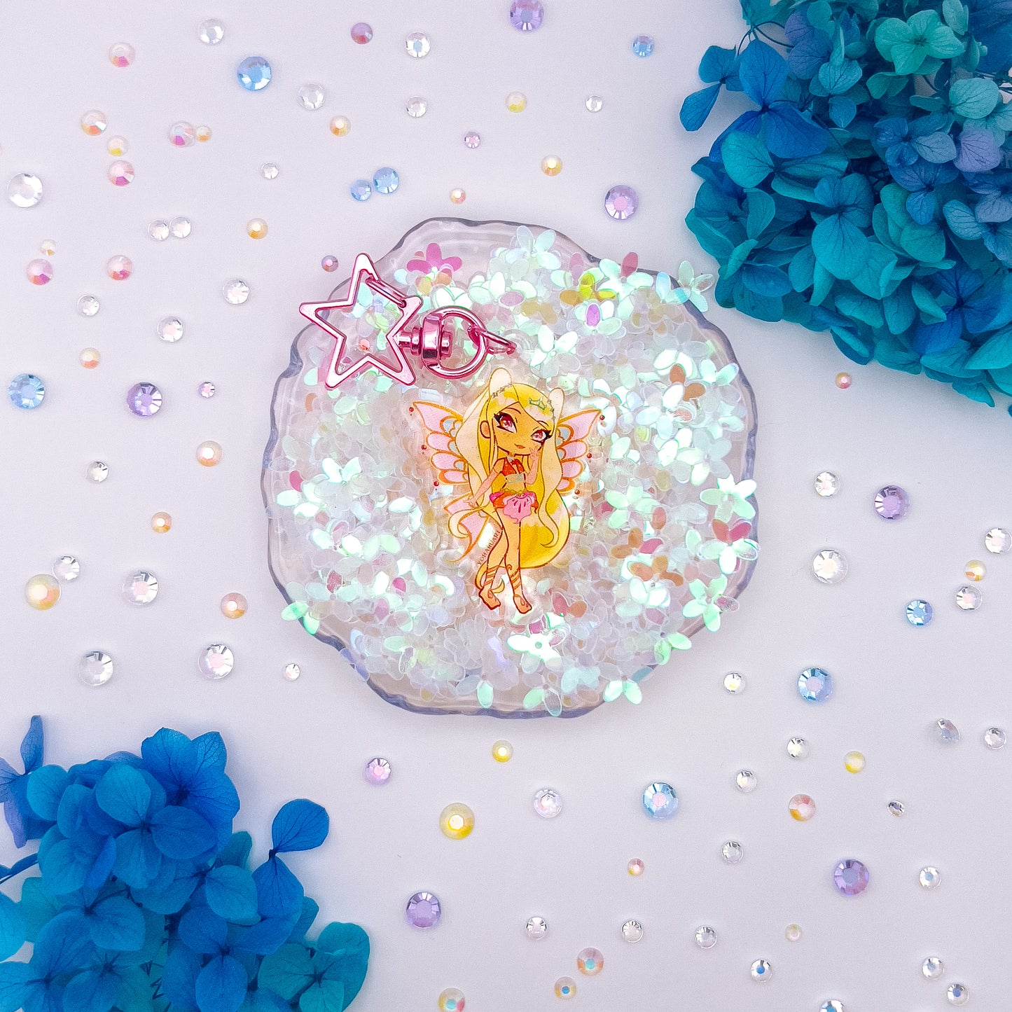 Enchantix Winx Club Glitter Epoxy Acrylic Charms