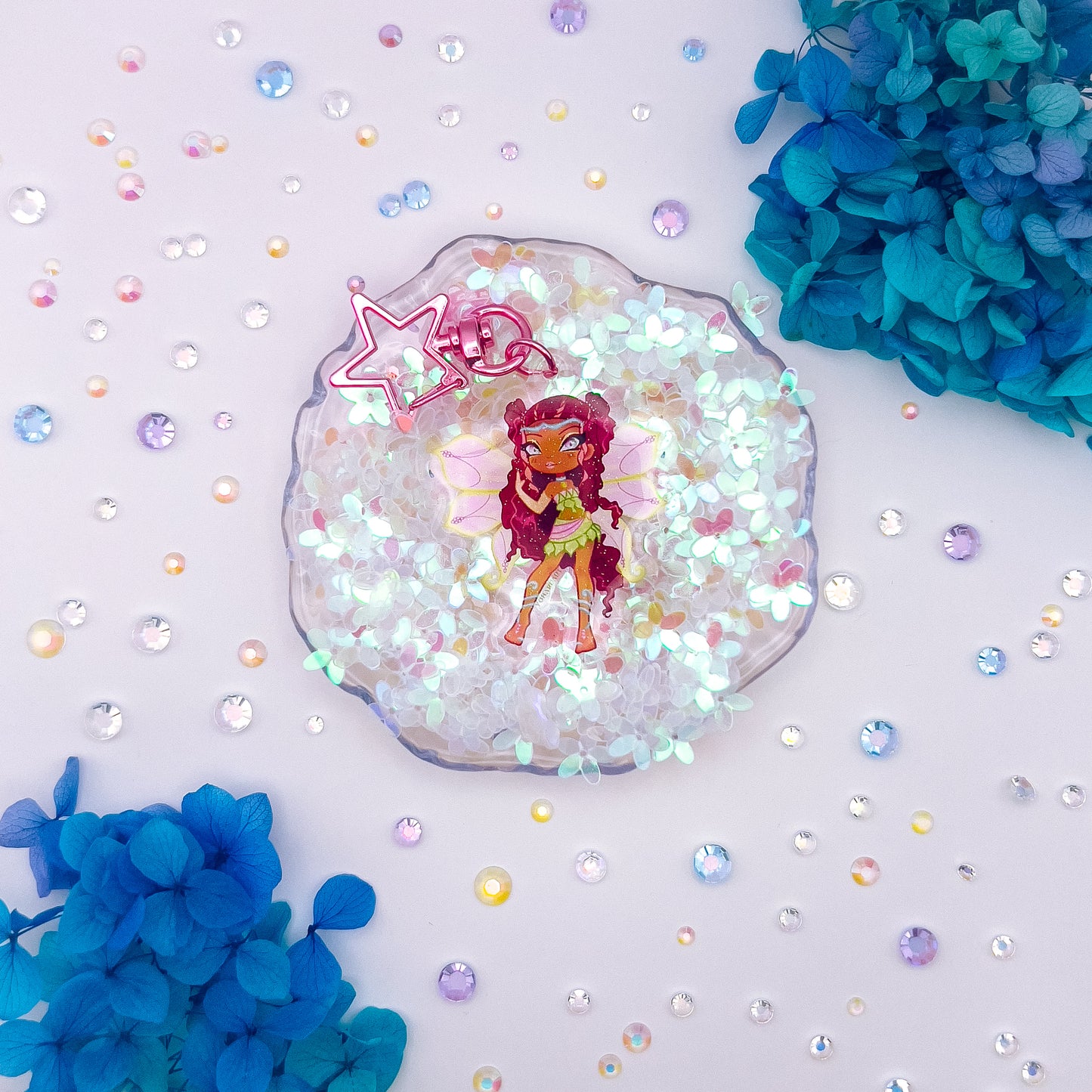 Enchantix Winx Club Glitter Epoxy Acrylic Charms