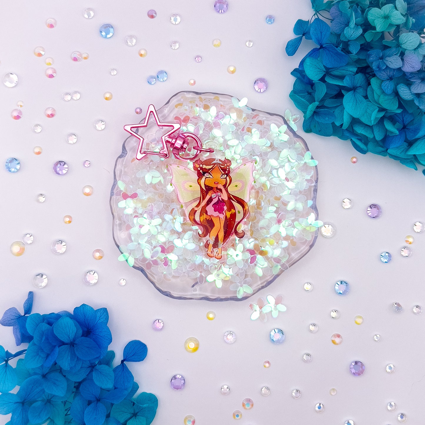 Enchantix Winx Club Glitter Epoxy Acrylic Charms