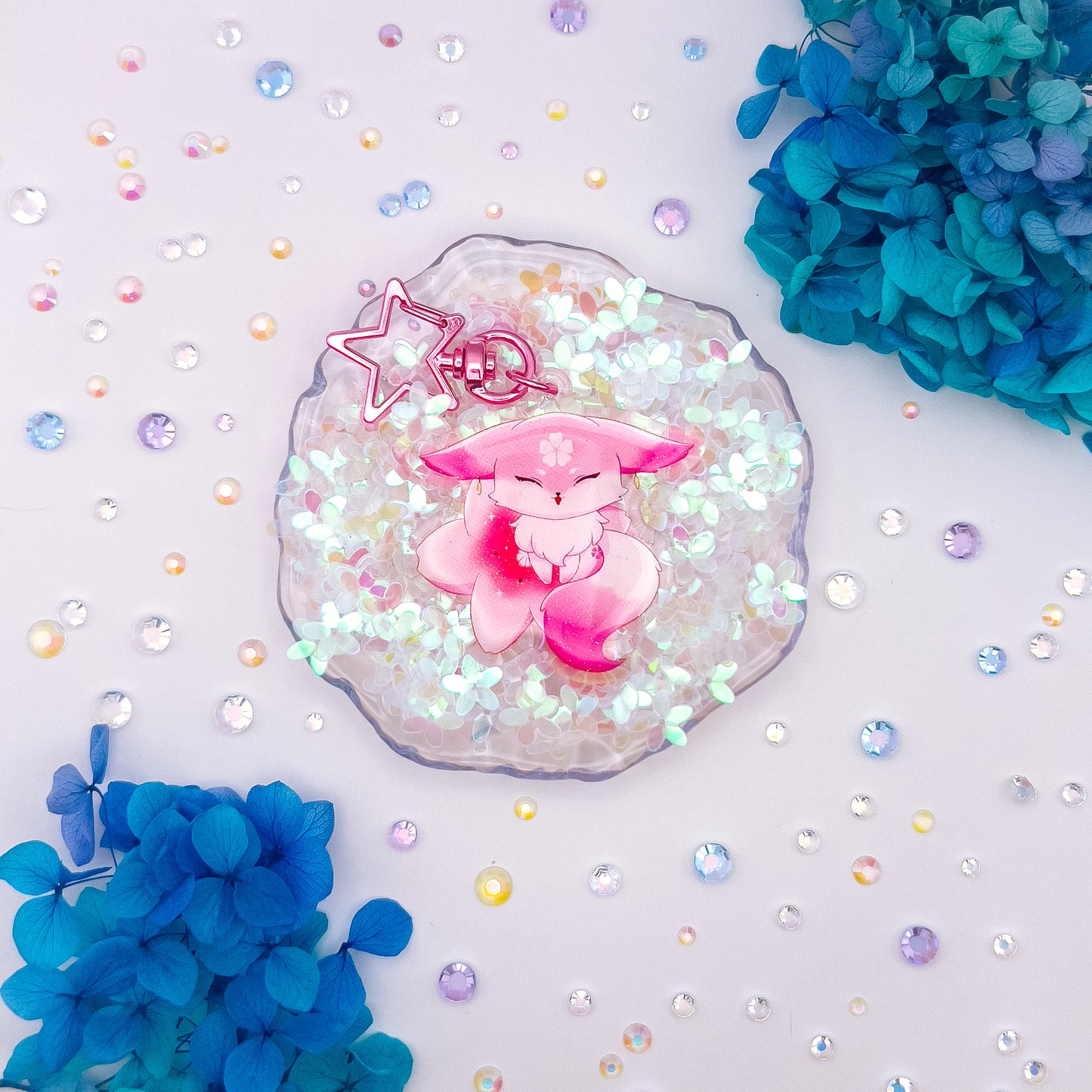 Little Friends Glitter Epoxy Charms