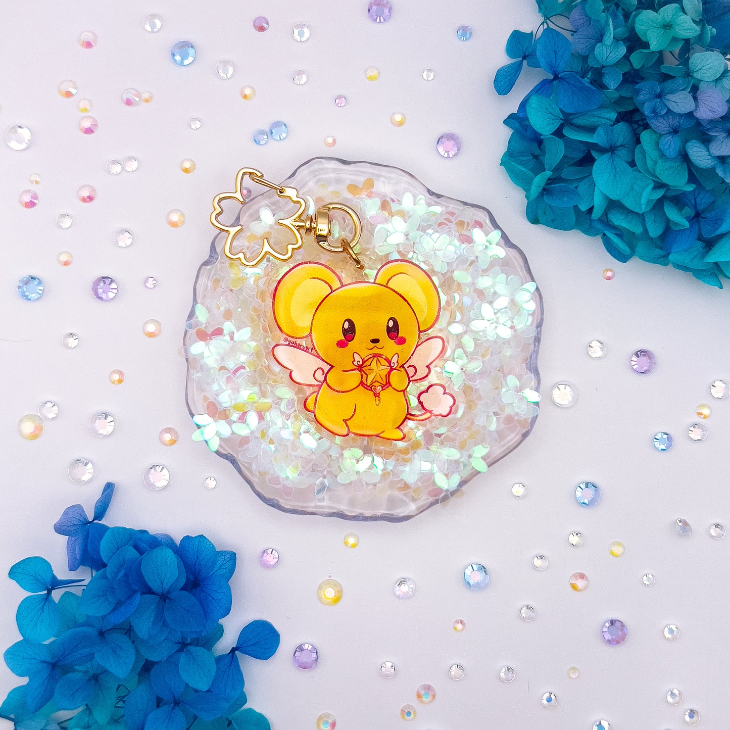 Little Friends Glitter Epoxy Charms