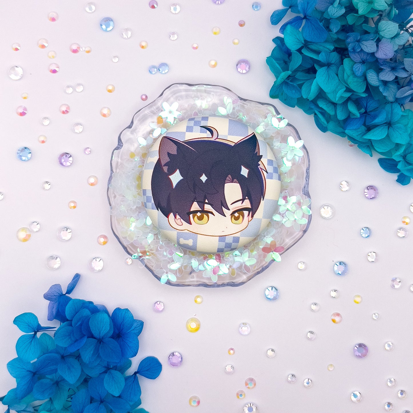 Love and Deepspace Plushie Button Pin
