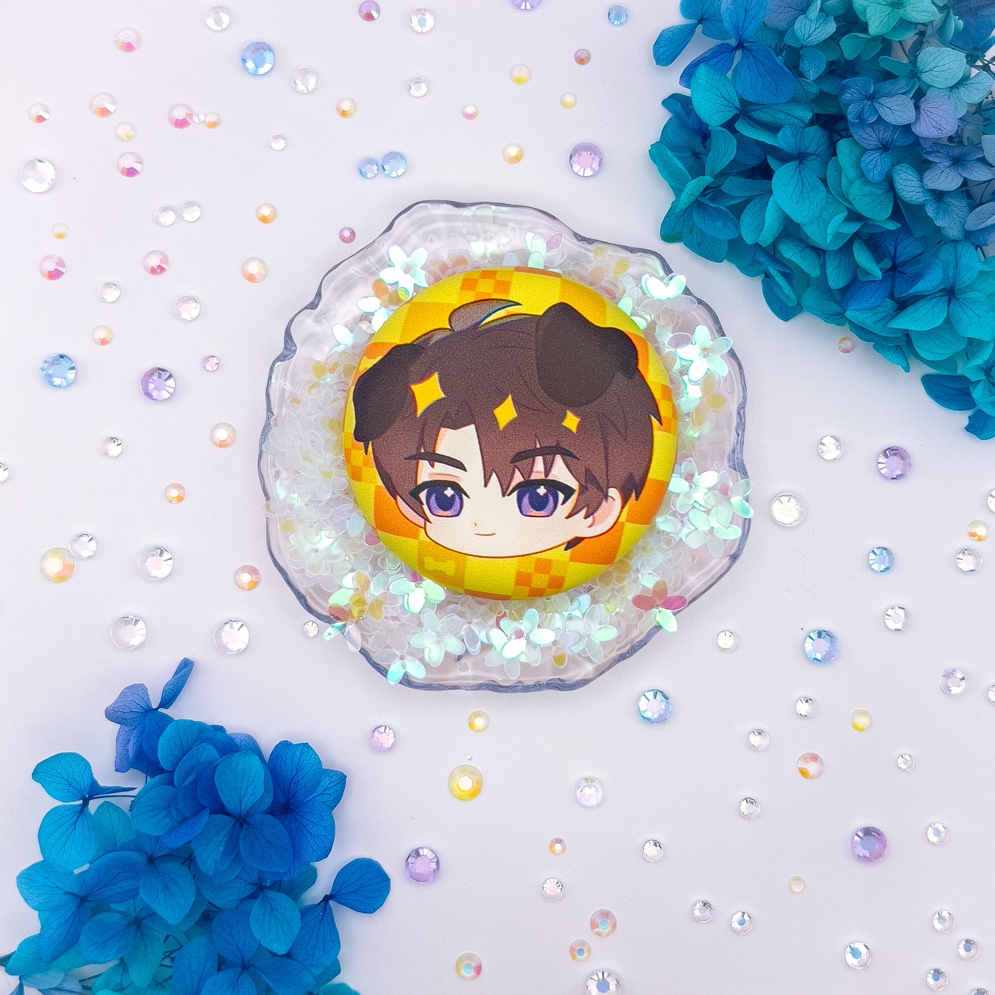 Love and Deepspace Plushie Button Pin