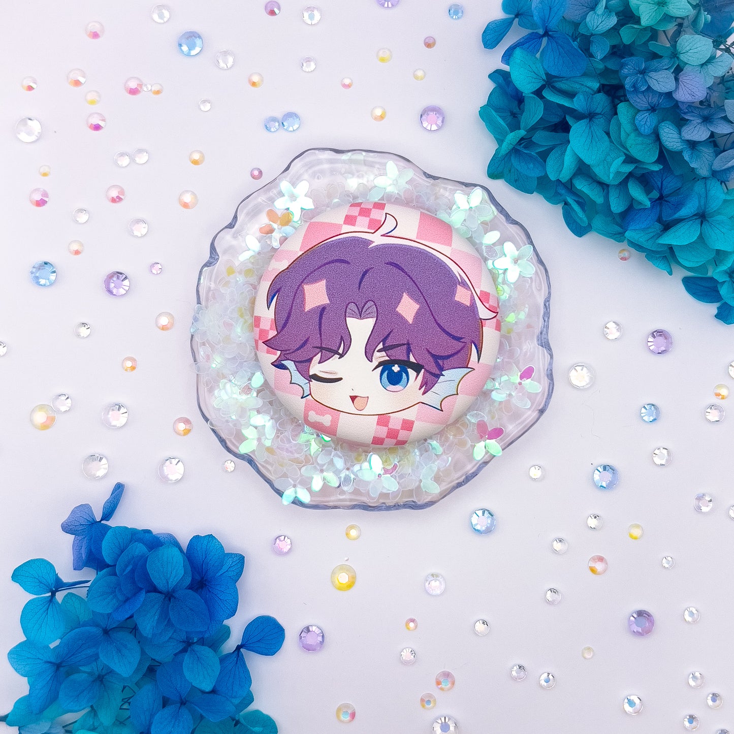 Love and Deepspace Plushie Button Pin