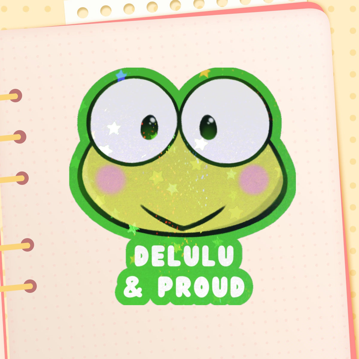 Holographic Stars Stickers with Personality