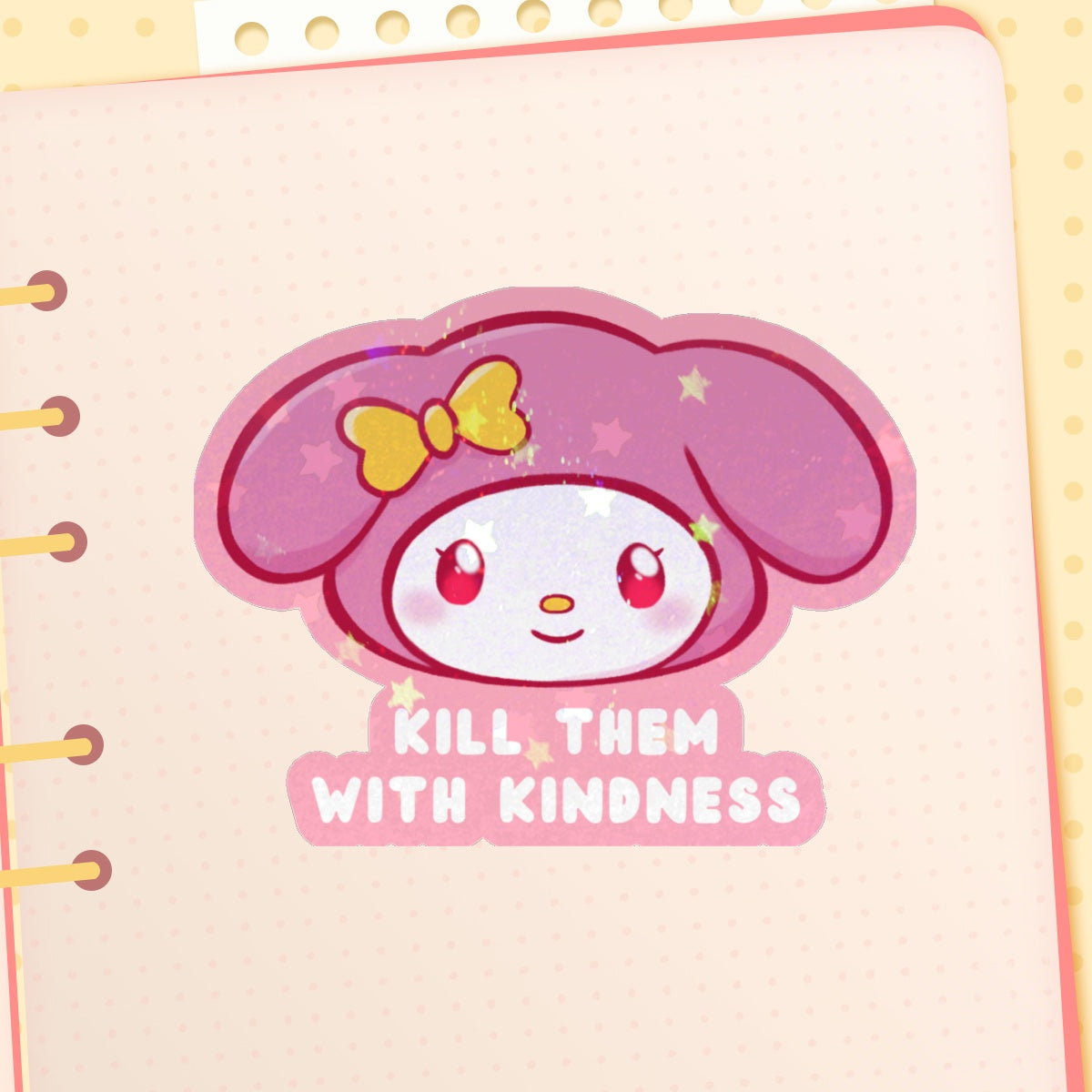 Holographic Stars Stickers with Personality