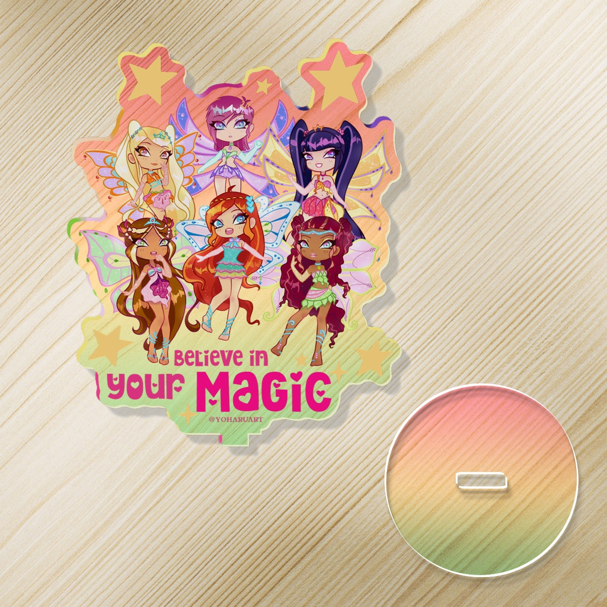 Winx & Trix Acrylic Standees