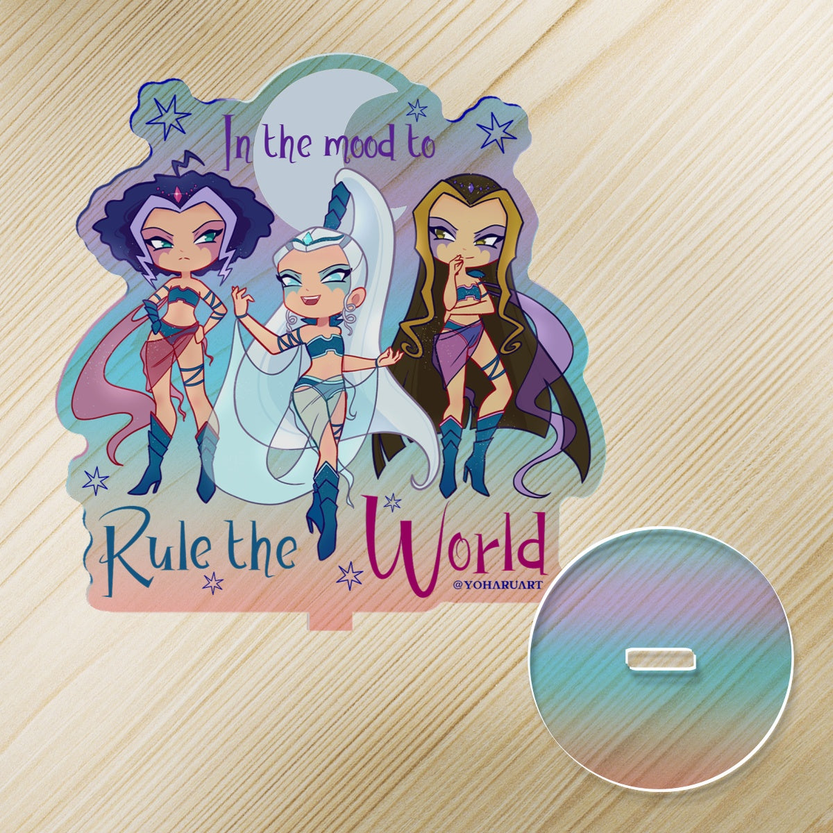 Winx & Trix Acrylic Standees
