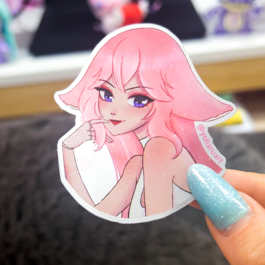 Genshin/Honkai Mixed Effects Stickers