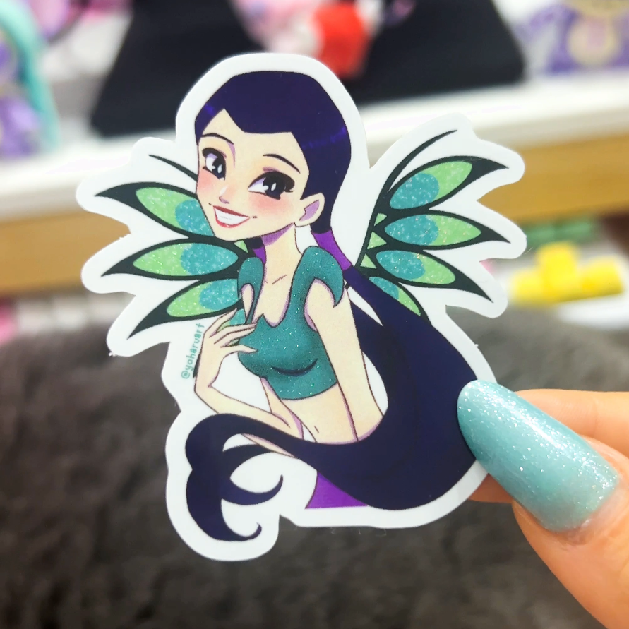 W.I.T.C.H. Glitter Stickers