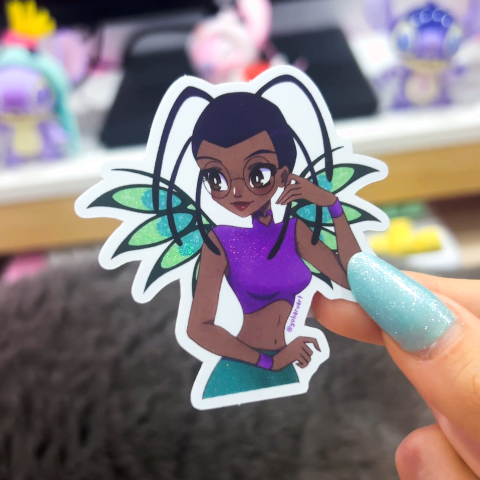W.I.T.C.H. Glitter Stickers