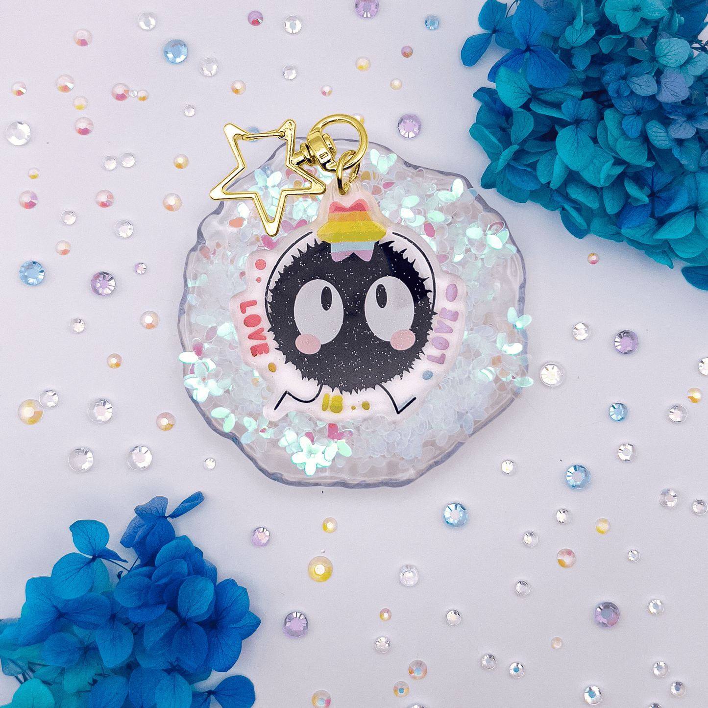 Little Friends Glitter Epoxy Charms