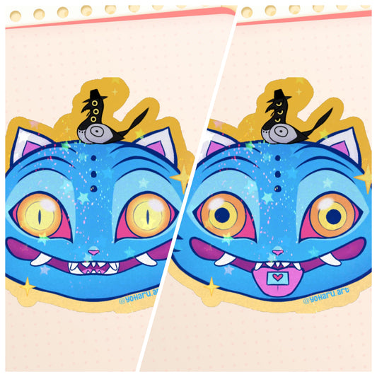 Derpy & Susy K-pop Demon Hunters Holographic Stars Sticker