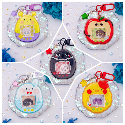 LADS Tamagotchi Glitter Epoxy Shaker Charms