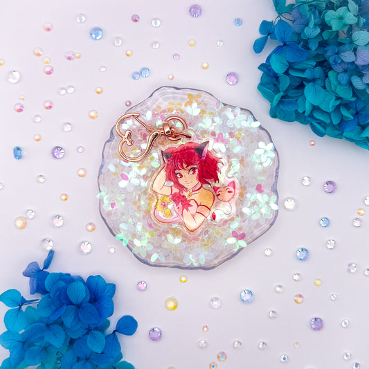 Zoey/Ichigo Holograhic Epoxy Charm