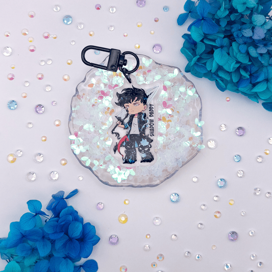 Sung Jin-woo Glitter Epoxy Acrylic Charm